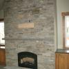 Masonry Center - Maribella Ledgestone (Madison Slate Stone Mantle and Hearth)